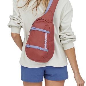 Patagonia 8L Atom Sling Cross-body bag — Rosehip & Periwinkle